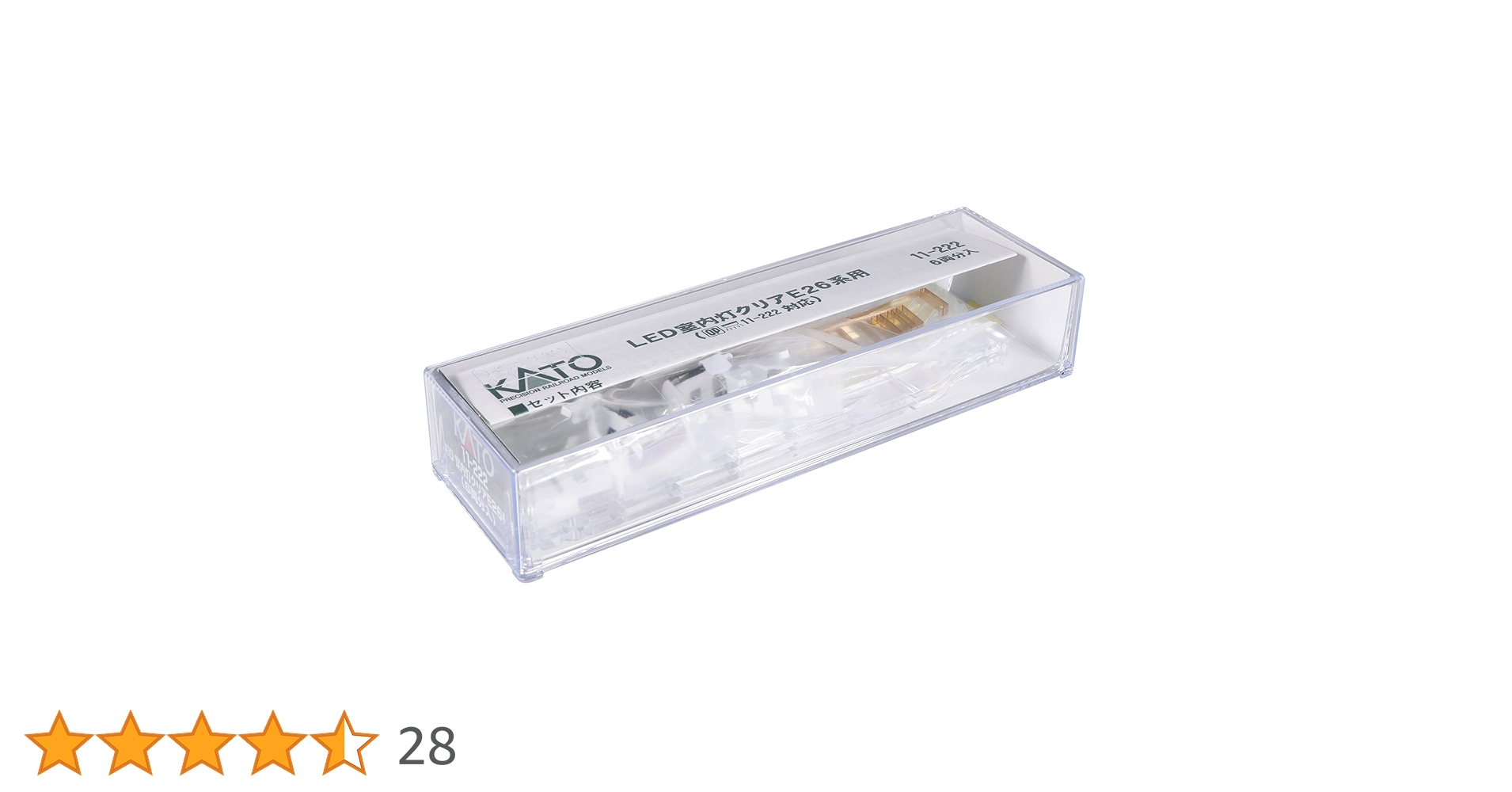 Nゲージ LED室内灯クリア3箱セット カトー KATO 11-212 LED室内灯クリア 6両分入り ver.3〔新仕様