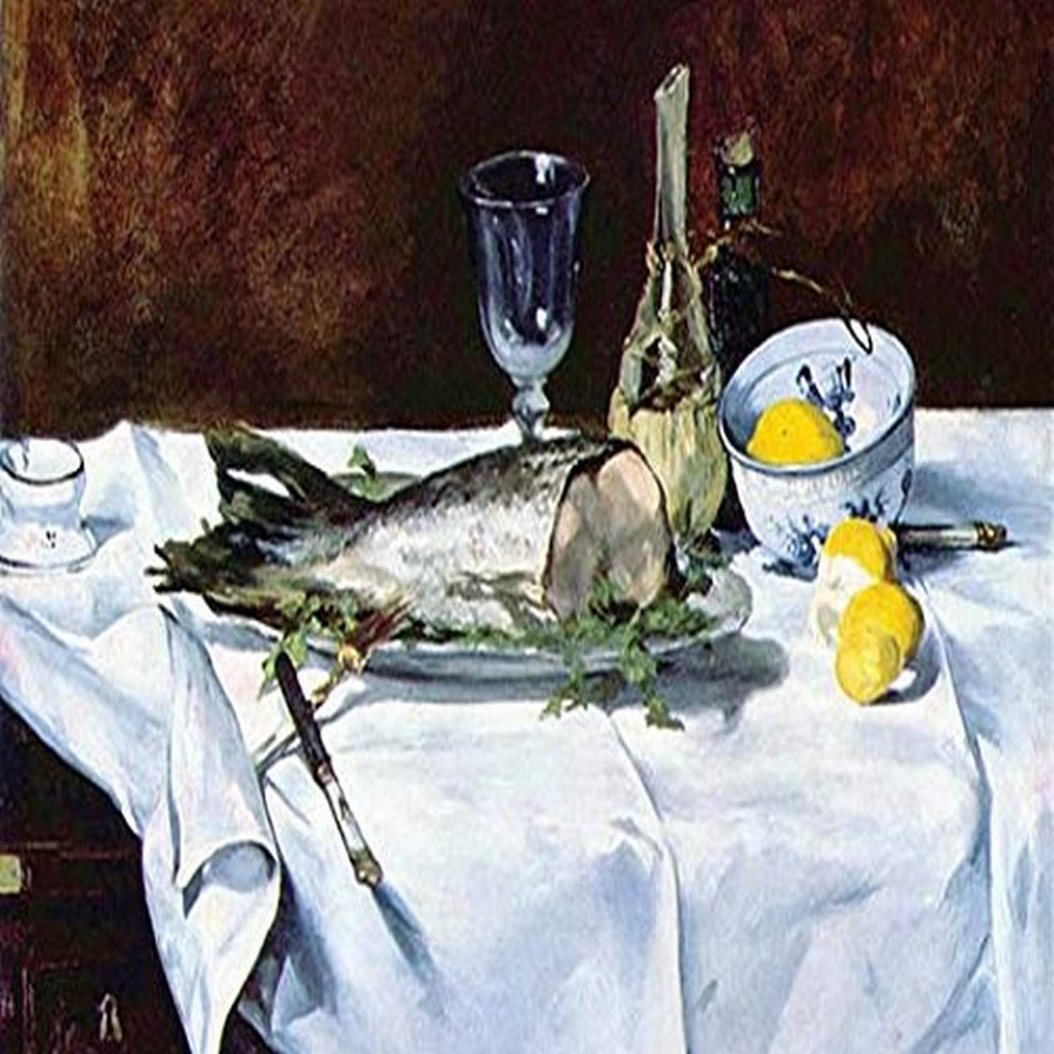 Buyenlarge 0-587-25893-4-G1827 'Still Life with Salmon' Giclee Fine Art Print, 18" x 27"