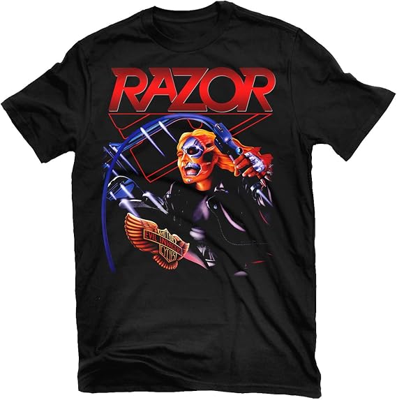 Razor - Evil Invaders T Shirt (Medium 