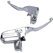 Brake Clutch Control Kit for 08-13 Harley-Davidson FLH FLT FLHT FLHR FLHX FLTR (Chrome)