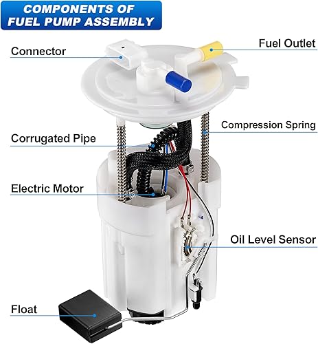 Miniatura 3 de Conjunto de bomba de combustible compatible con Nissan Altima Maxima 2013-2018, 2.5L 3.5L, con unidad de envío, reemplaza a SP4090M E9183M, con