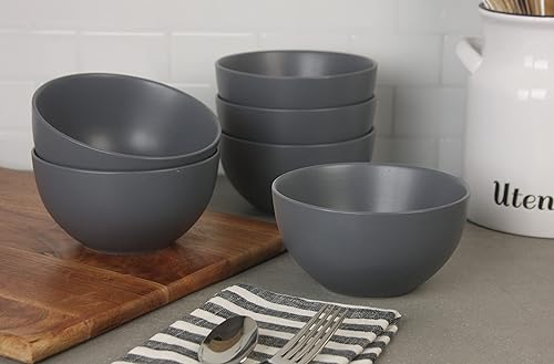 Vista 61 de 10 Strawberry Street Wazee - Plato de ensalada Coupé mate de 8.25 pulgadas, juego de 6, rojo