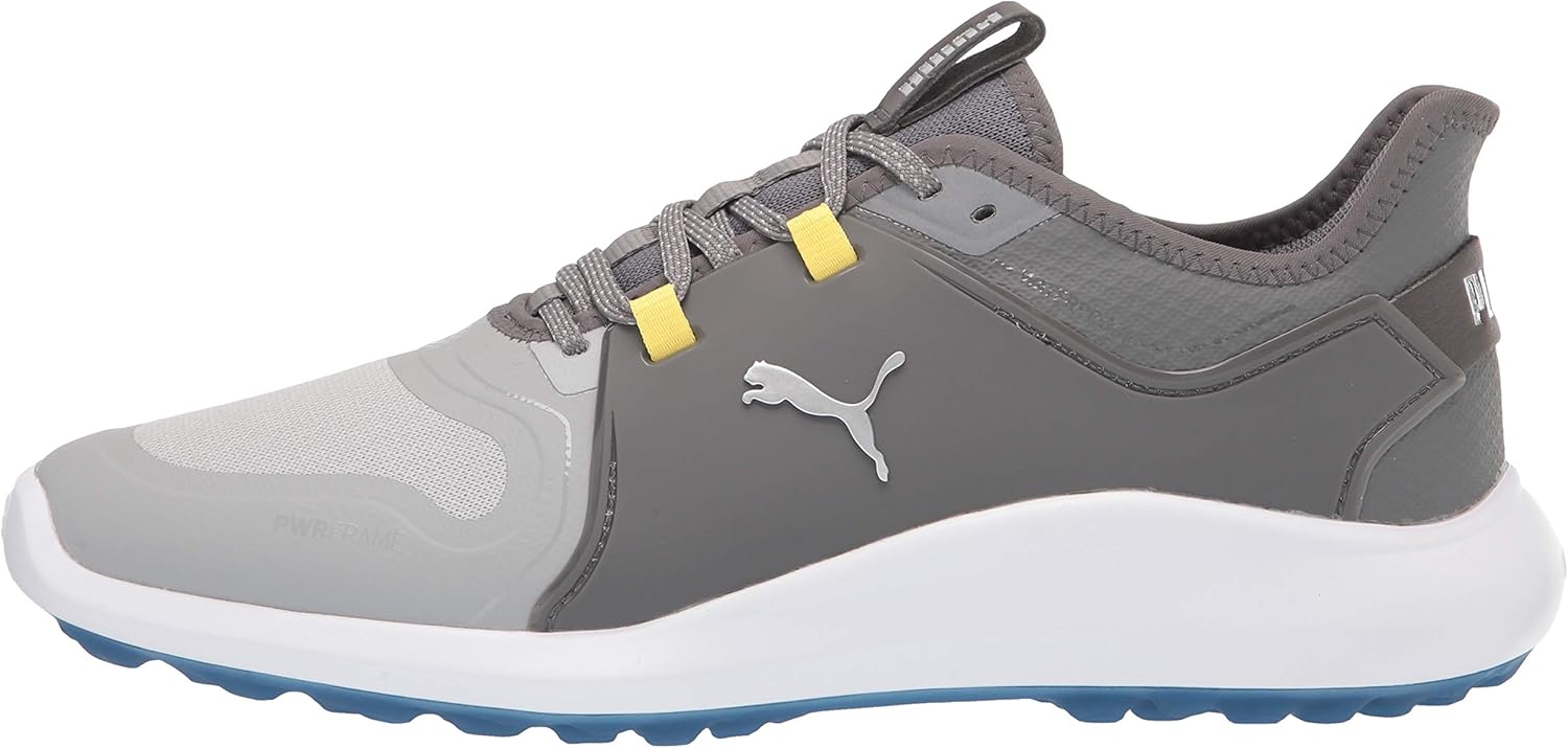 Puma Men's Ignite Fasten8 Golf Shoe, High Rise-Puma Silver-Quiet Shade, 10M - Image 9