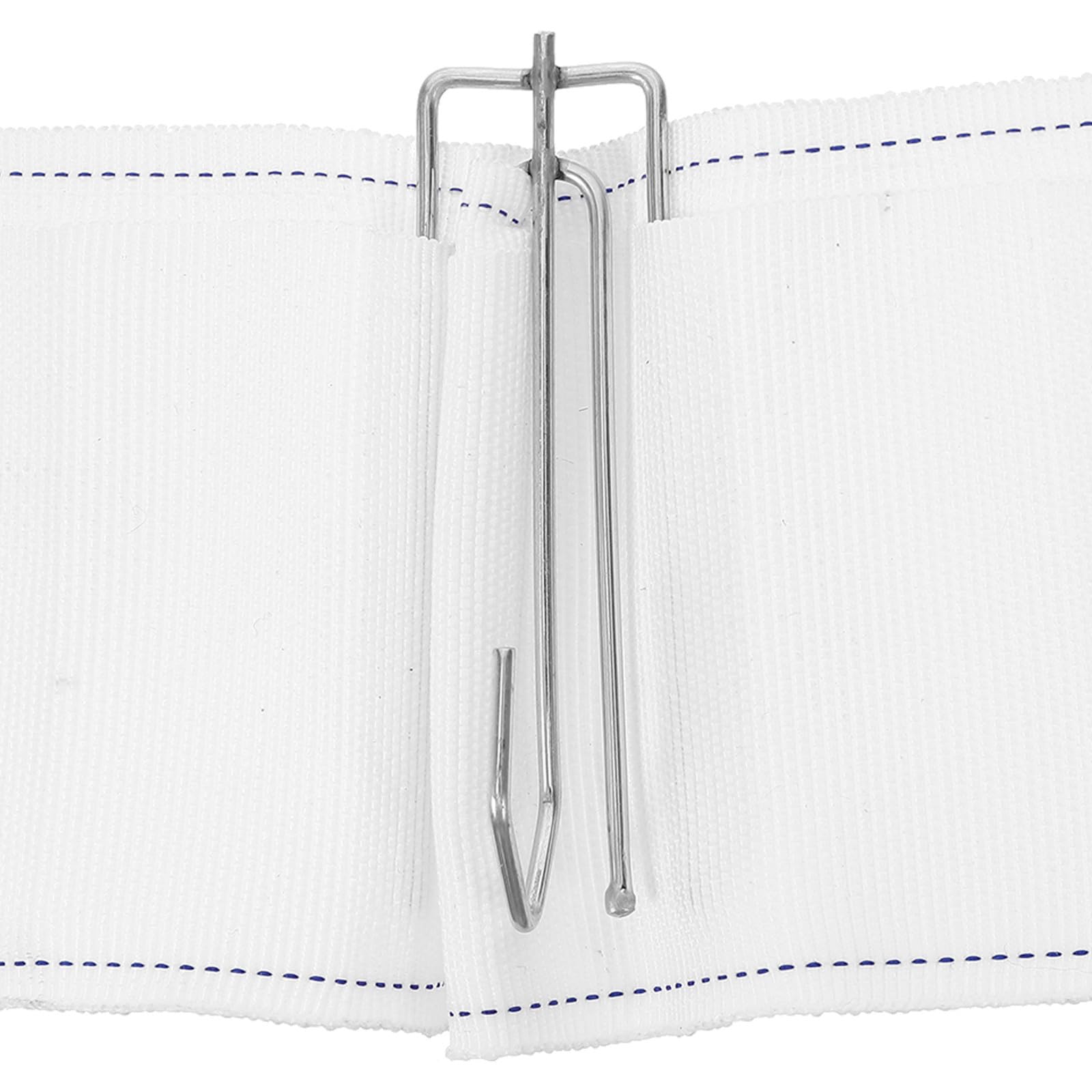 Juego de Ganchos para Cortinas Cinta Plisada y 4 Puntas de Acero Inoxidable, Fácil Instalación y Colgado Rápido para Proyectos de Decoración Hogar