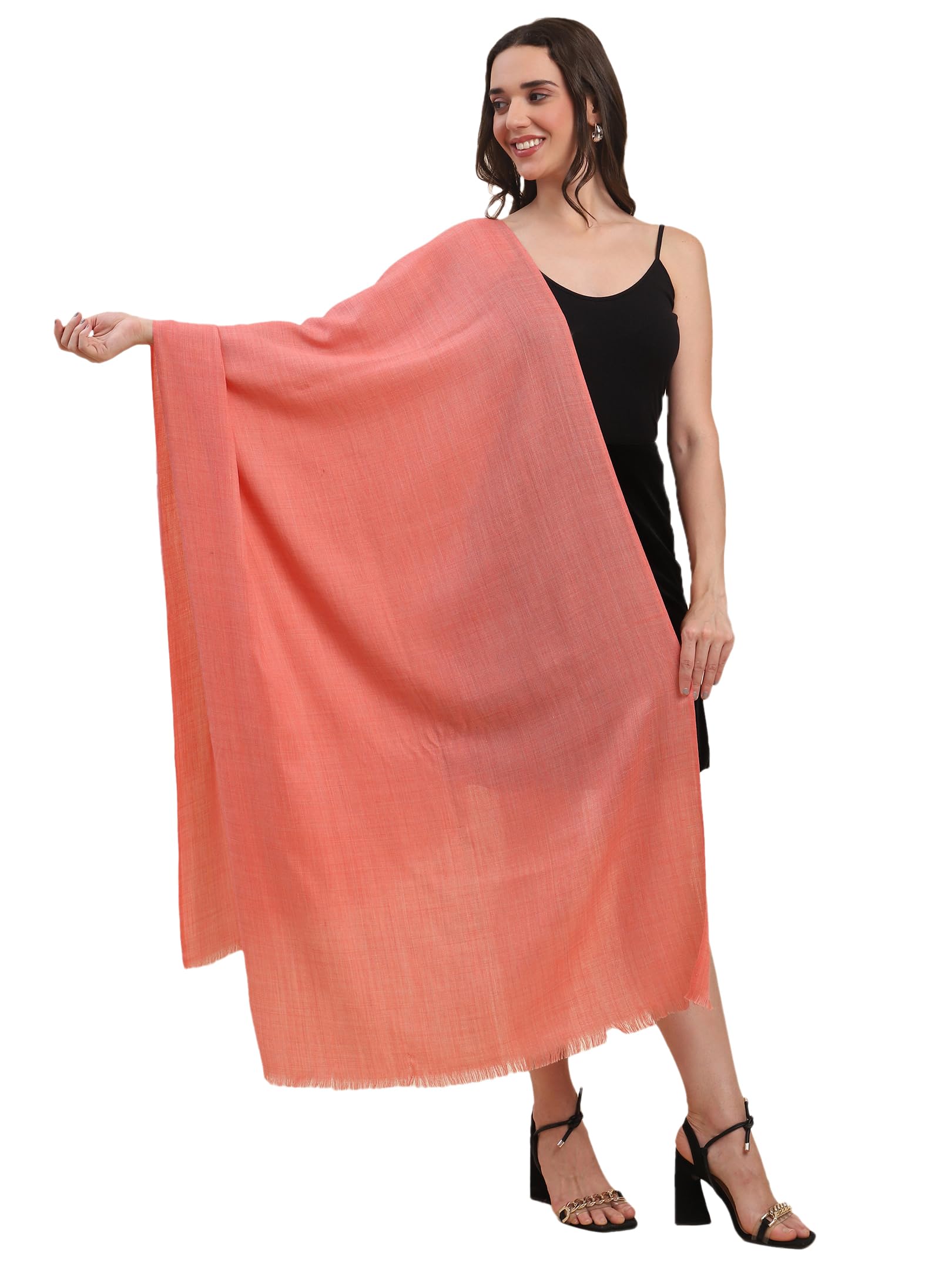 la vastraa Woolen Solid Shawl-picture-10