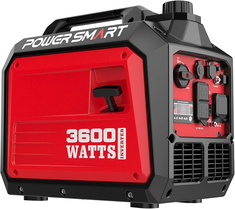 3600 Watt Portable Inverter Generator for Camping or Home Use | Long Runtime, Super Quiet
