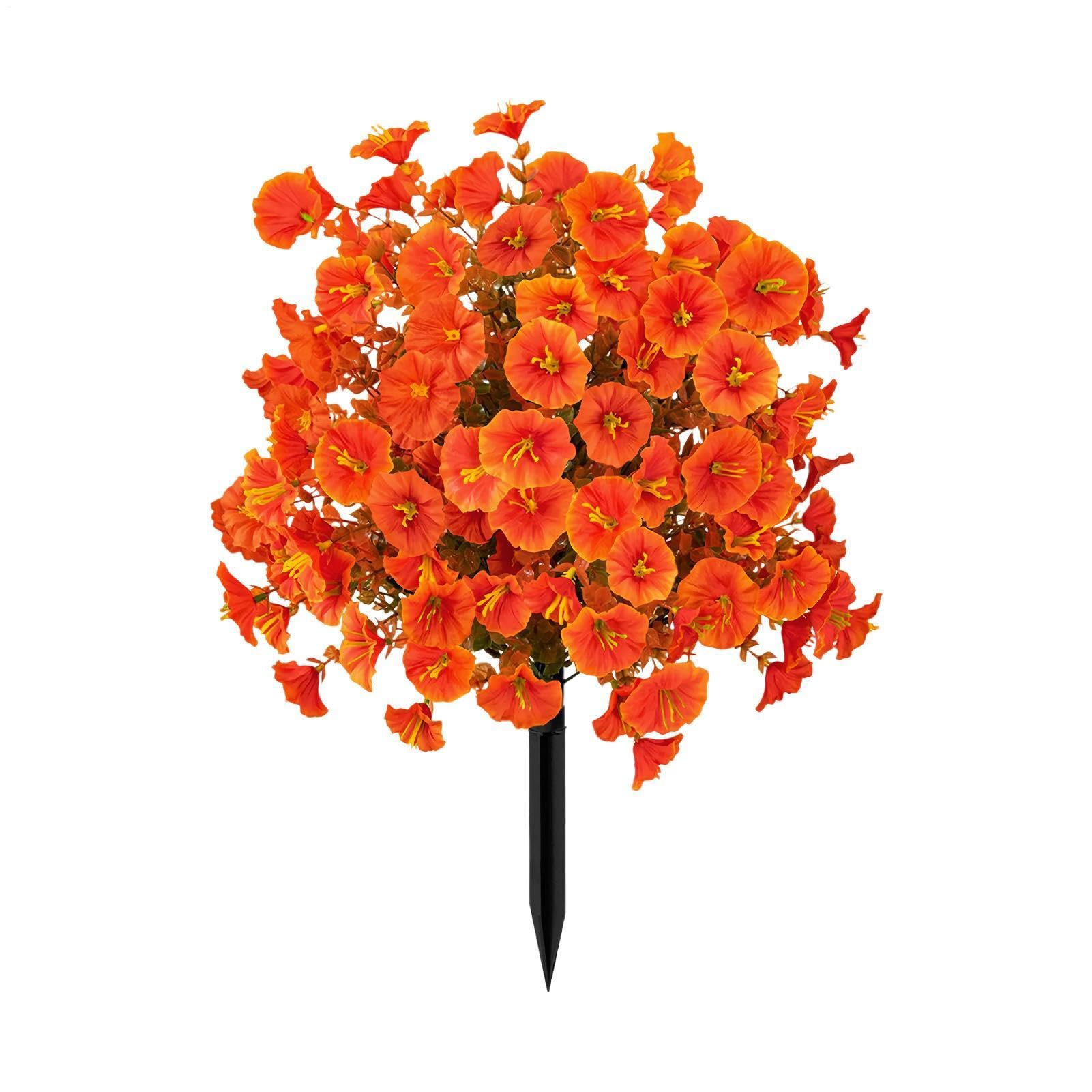 Fleurs artificielles pour jardinière de balcon et décoration de terrasse ensoleillée