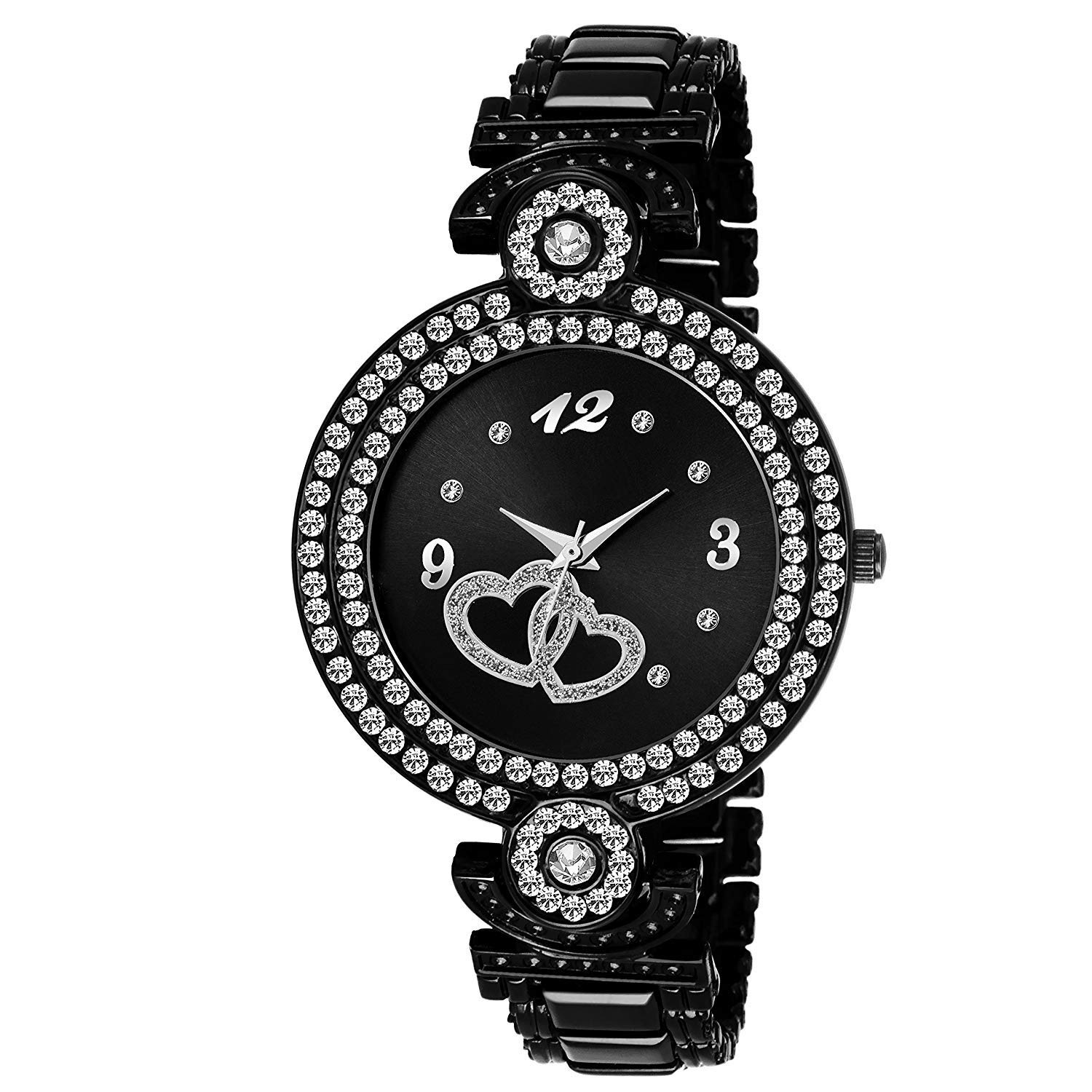 HORCHIS Casual Analog Black Dial Womens Stainless Steel Watch-HORC_ENT_11516 (B08BG283N8) Amazon Price History, Amazon Price Tracker