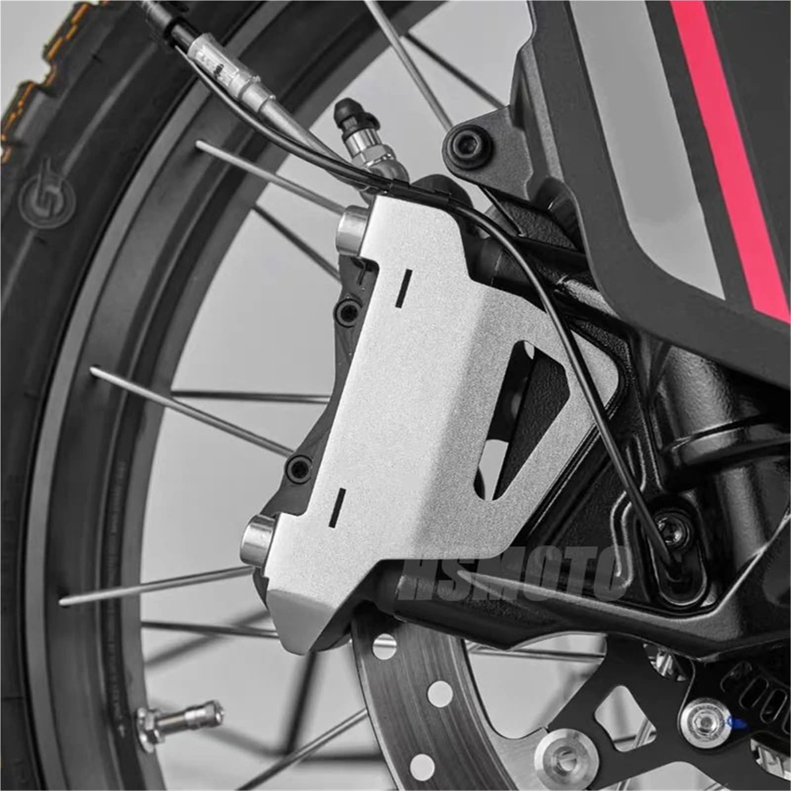 Antifurto disco freno posteriore Adatto per CF-MOTO 450 MT 450MT Accessori per moto CFMOTO Protezione pinza freno anteriore Pinza(A)