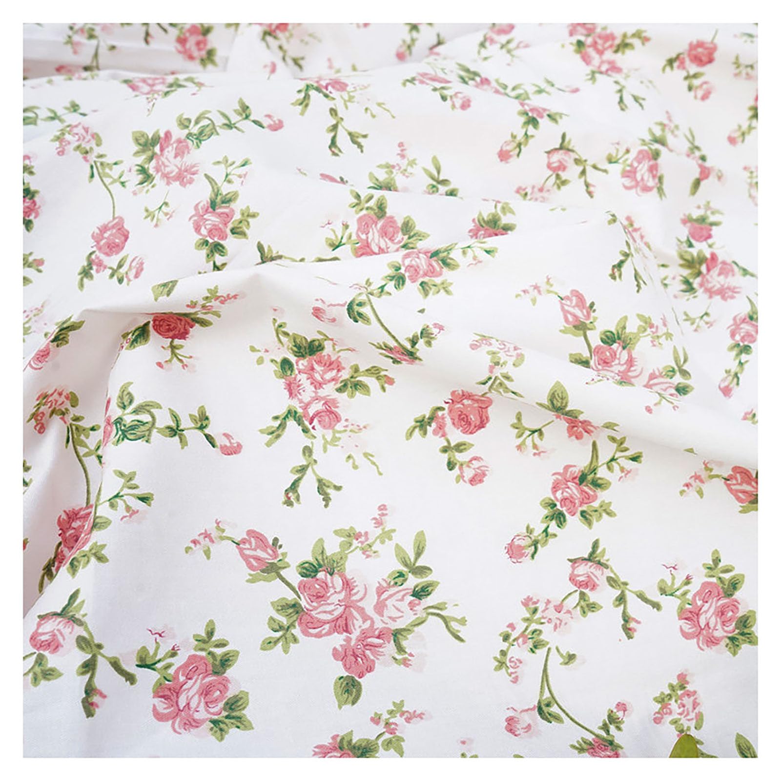 Tessuto di cotone per bambini, 100 x 235 cm, al metro, per cucire, fiori