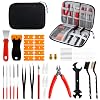 KAMTOP 41 PCS 3D Printer Tool Kit, All in One 3D Printer Starter Kit, 3D Print Support Removal Deburring Cleaning Post-processing, Professional 3D Printing Accessories for Beginners and Pros