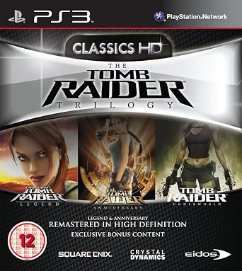 Tomb Raider Trilogy for Playstation 3 Brand New! Factory Sealed!