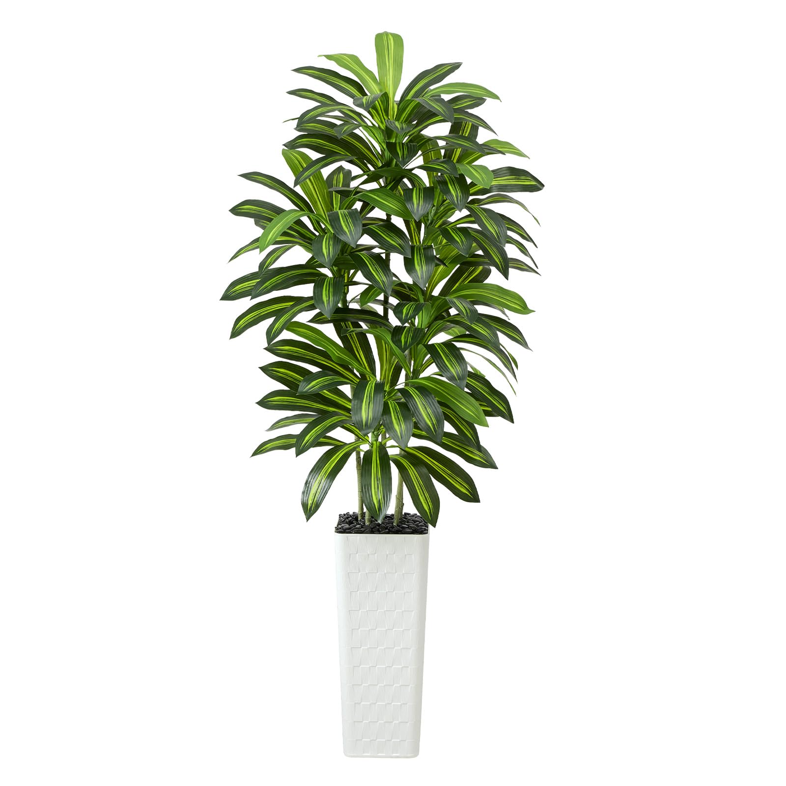 Artificial Dracaena Tree (White, 210 cm)