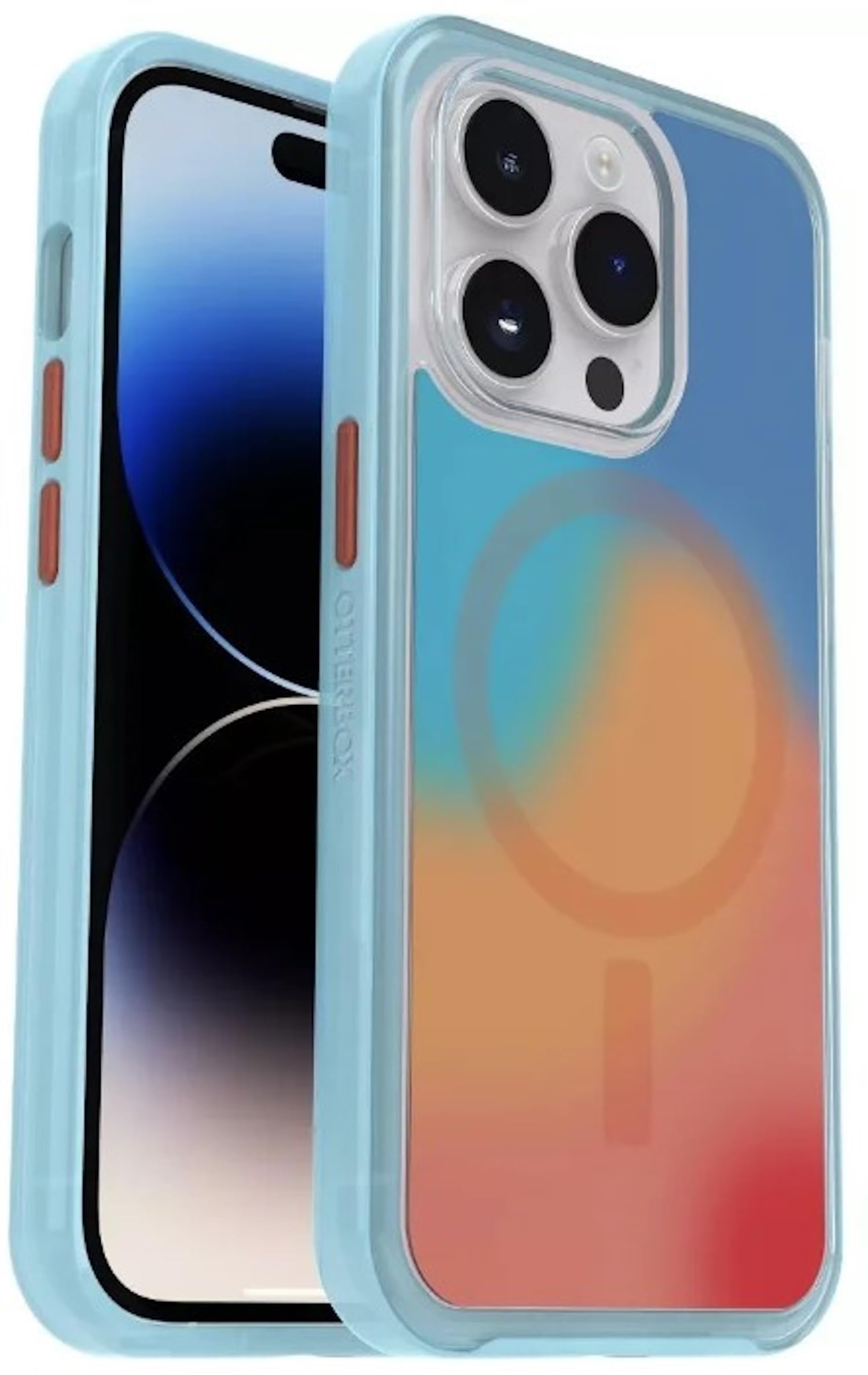 Coque iPhone 14 Pro Max Compatible MagSafe OtterBox Symmetry Plus Transparente