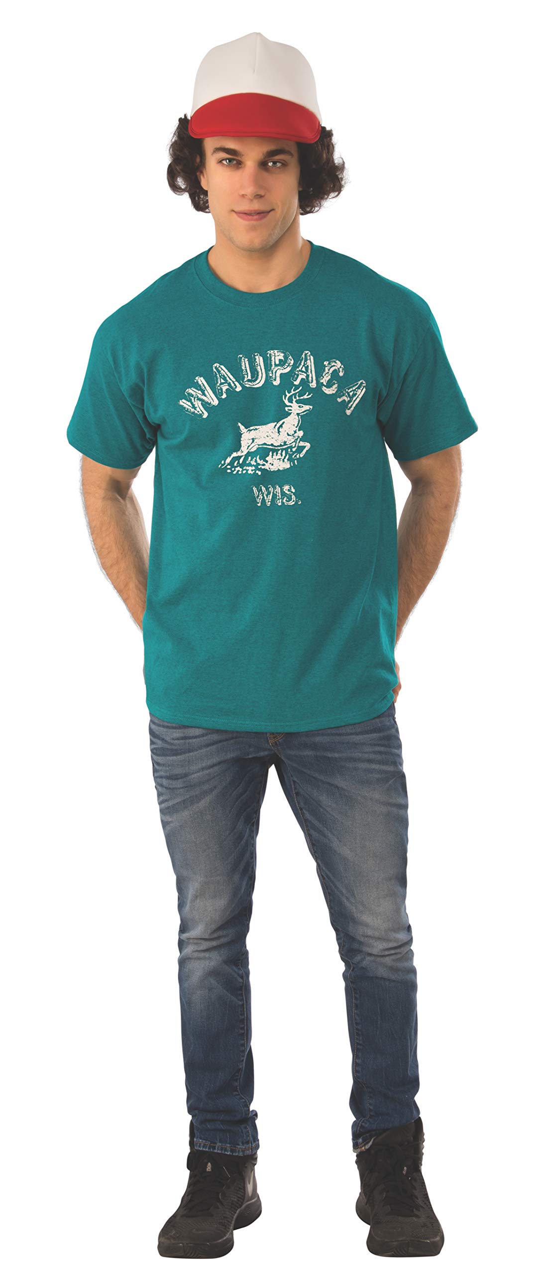 Rubiesmens Stranger Things Dustin Waupaca Top And Hat