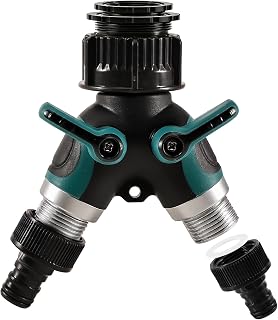 2 Wege Wasserverteiler Y-Verteiler, Schlauchverteiler für Gardena