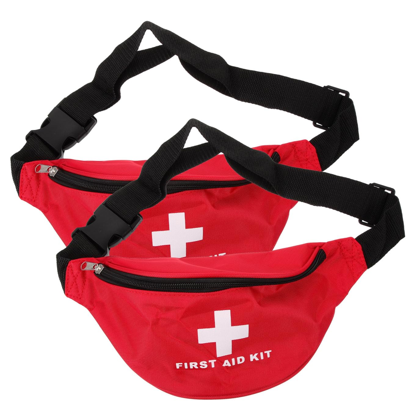 UPKOCH Bolsa De Primeros Auxilios Bolsa Medica Vacia Bolsa De Viaje De Medicina Bolsa De Kits Médicos Bolsa De Equipo Medico Bolsas De Medicina Tela De Nailon Rojo 2 Piezas X 4