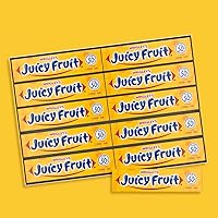 Vista 3 de Juicy Fruit Gum WRIGLEY'S - Goma de mascar a granel, 5 palitos (paquete de 40)