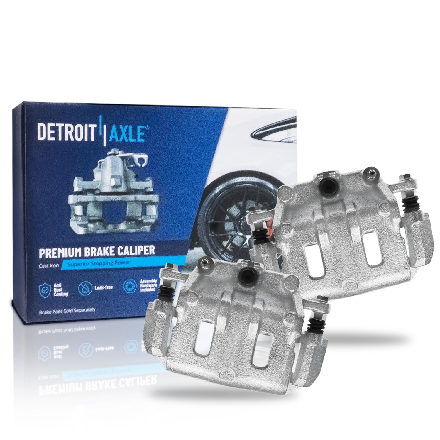 Detroit Axle - 2pc Front Brake Calipers for Chevy Equinox Captiva Sport