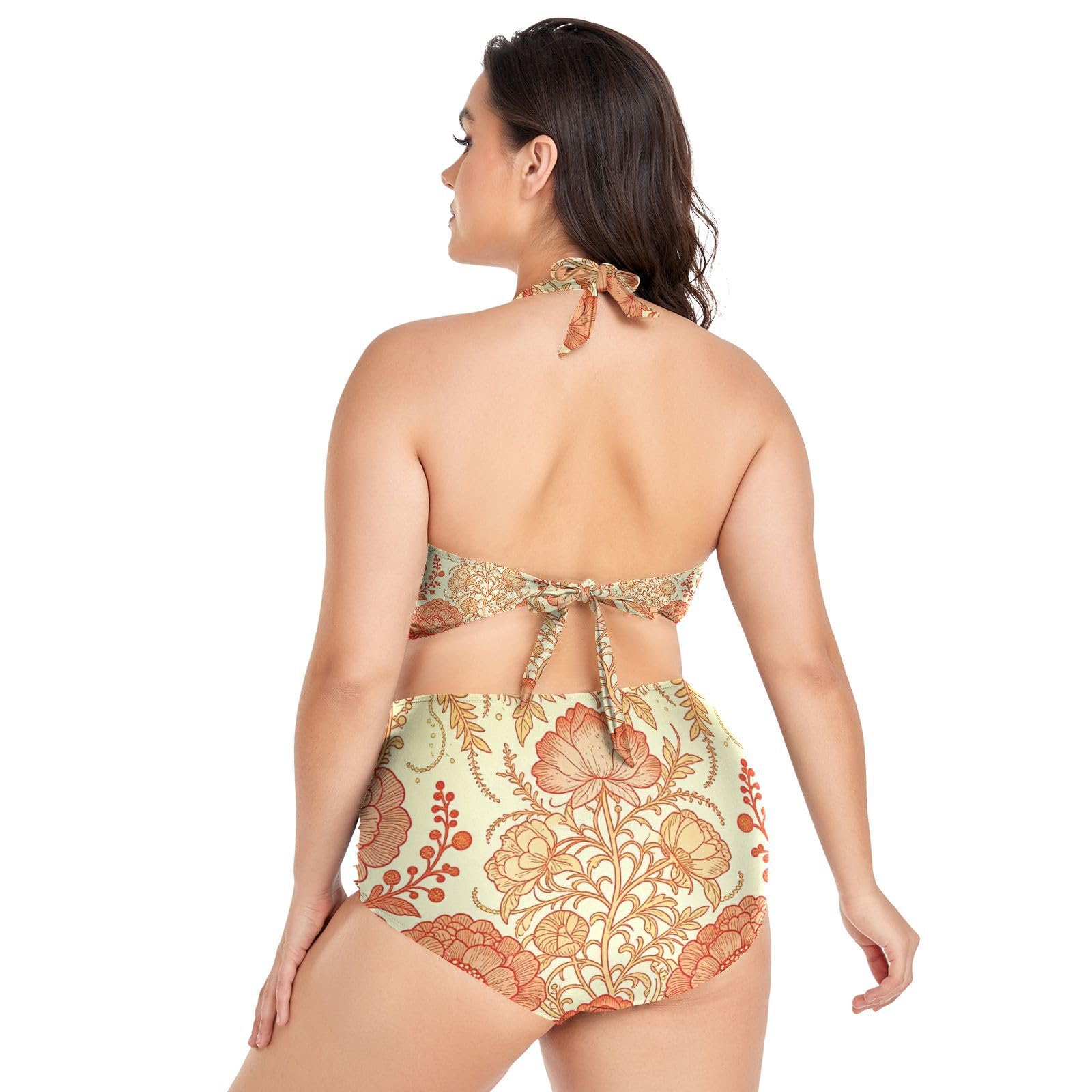 FRODOTGV Costumi da bagno da donna curvy, da L a 4XL