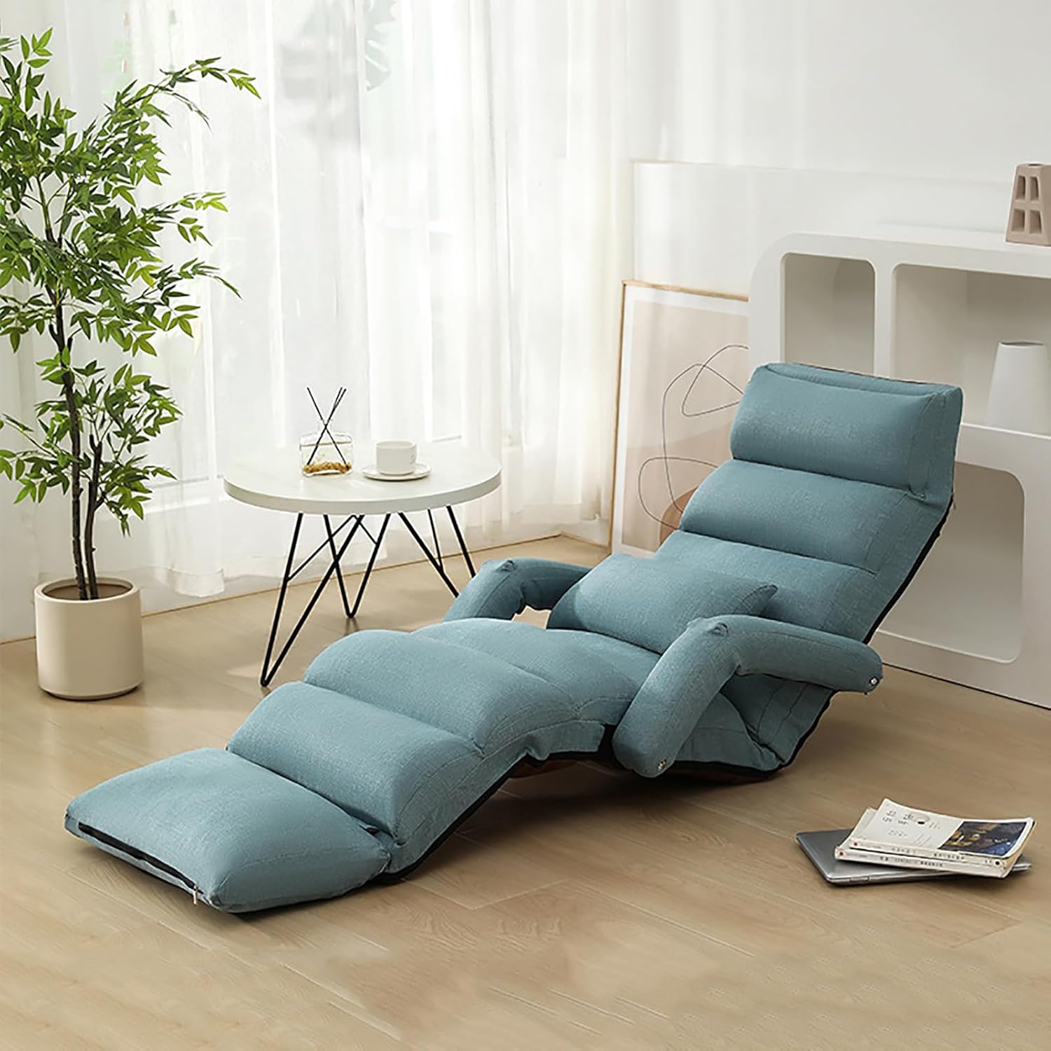 NaKeah Foldable Lazy Sofa Bed 6Position Adjustable Comfy
