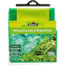 Dehner Cold Frame Film Grows with Your Child, Approx. 7.2 x 1.4 m, Plastic, Green