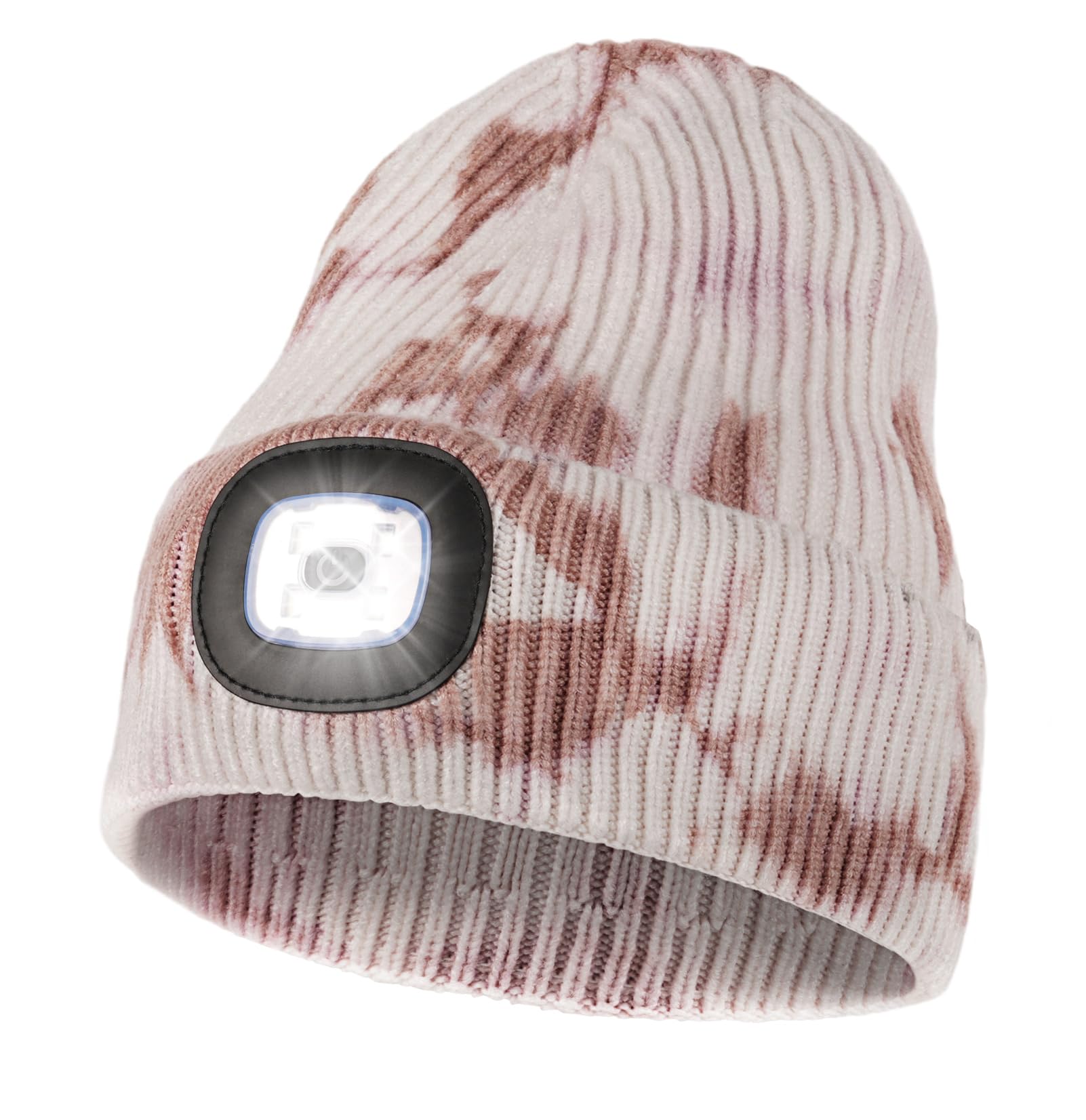 MELASA Unisex Beanie with The Light Hands Free Winter Beanie Gifts for Men