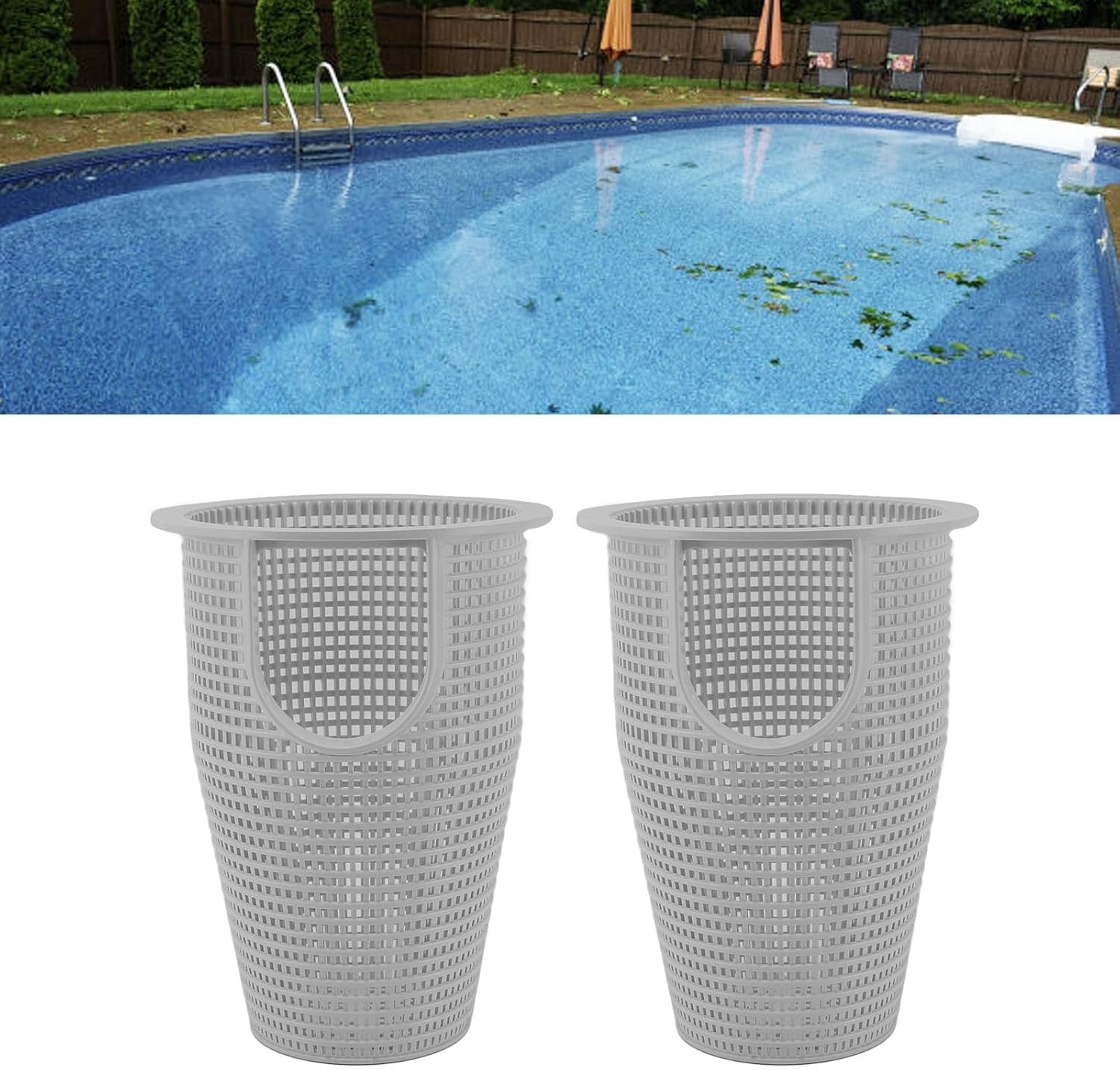 Gavigain 070387 Pool Pump Strainer Basket B199 Above Ground Pool Pump Filter Basket Replacement for Pentair Pack of 2