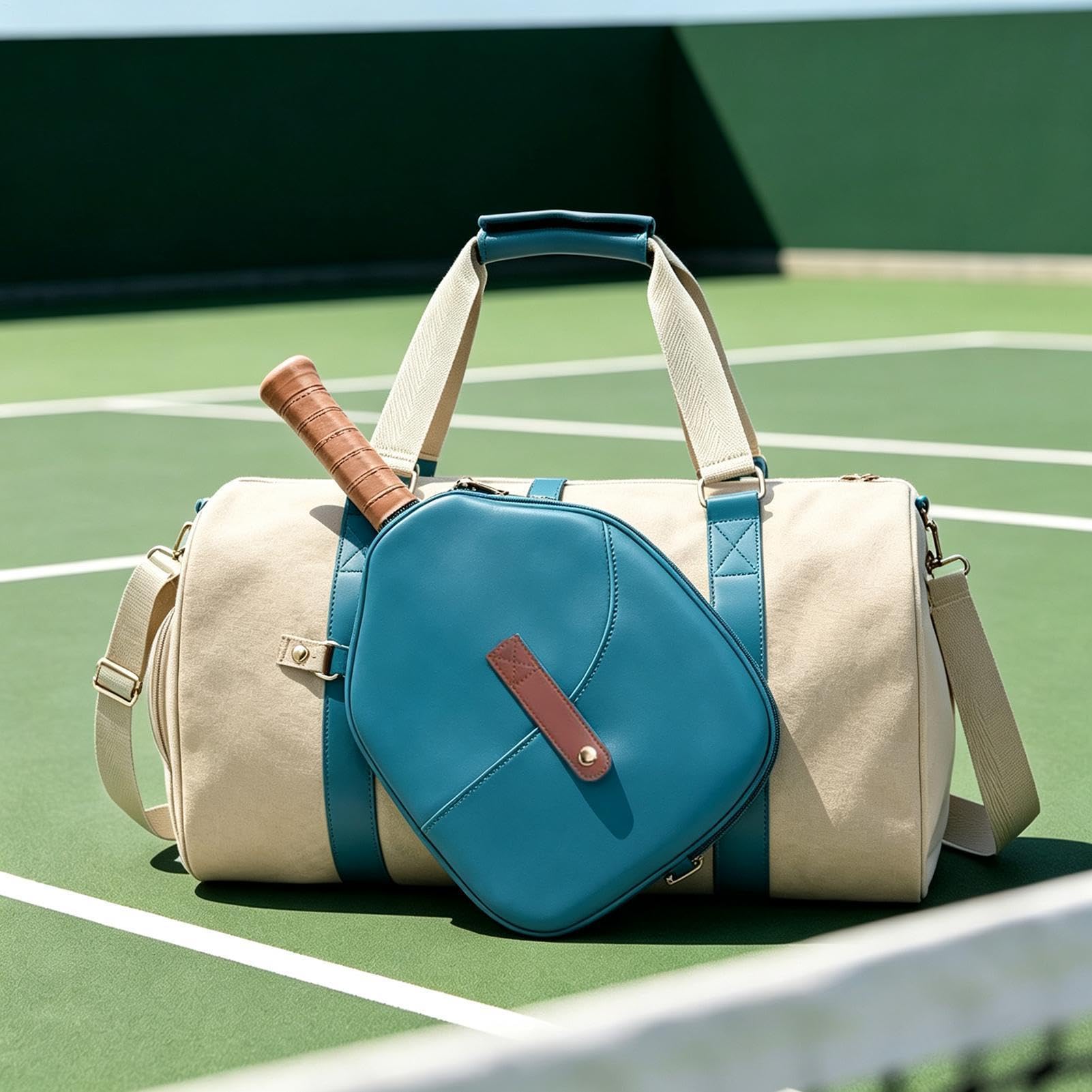 Borsa Tennis Alla Capiente Impermeabile Portatile Donna Uomo