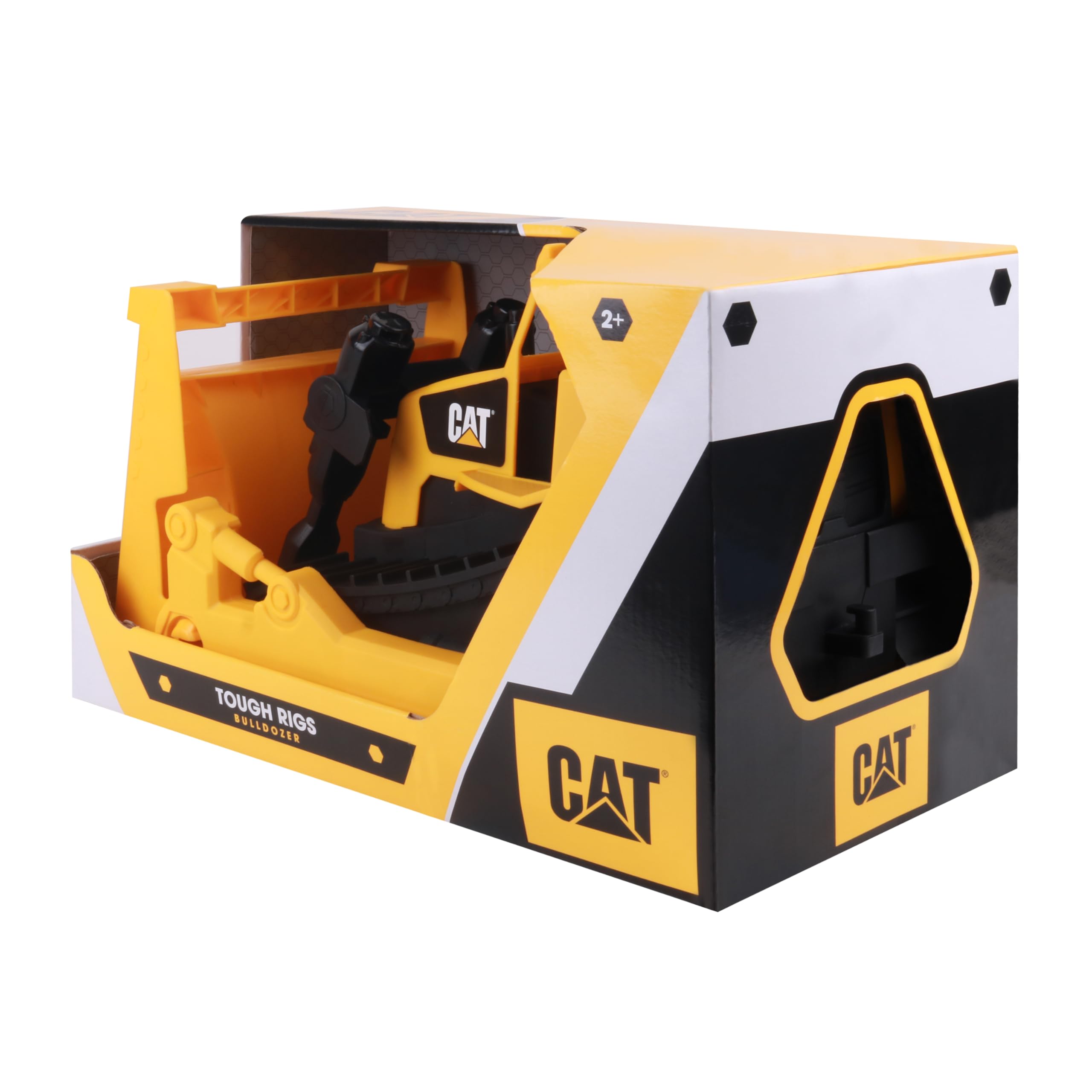 CAT erpillar – Konstruktion Fleet Pack mit 4 Fahrzeugen, 25 cm, Benna, Frontlader, Bagger, Bulldozer