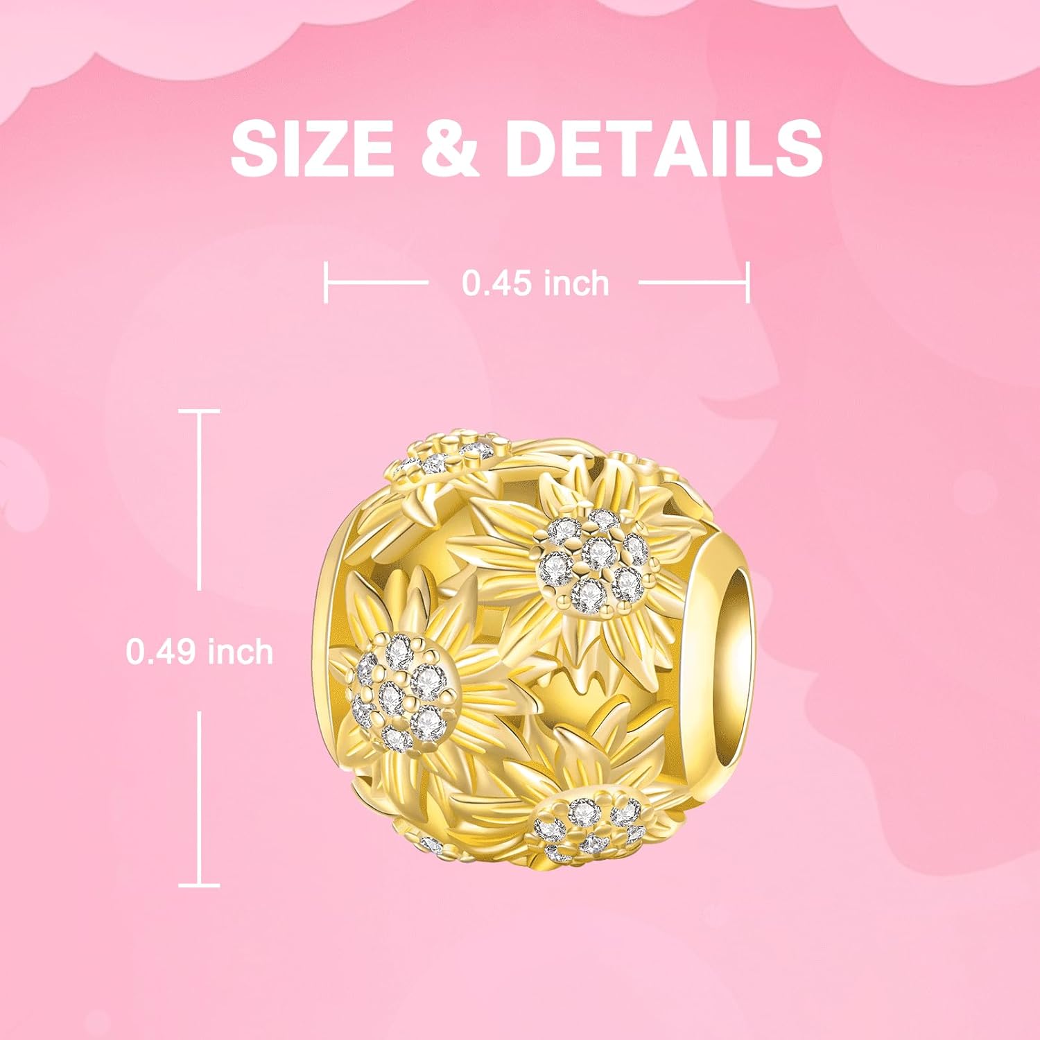 925 Sterling Silver Charms fits Bracelets and Necklace Pendant Bead Charms Jewelry Gift for Women Family Friends - Image 6