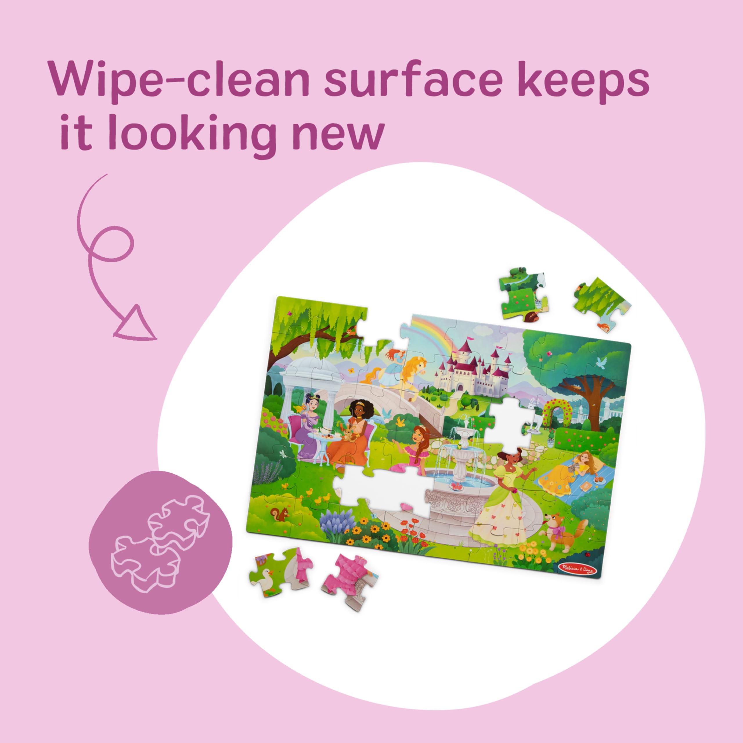 Amazon.com: Melissa & Doug Fairy Tale Castle, Storybook Princess