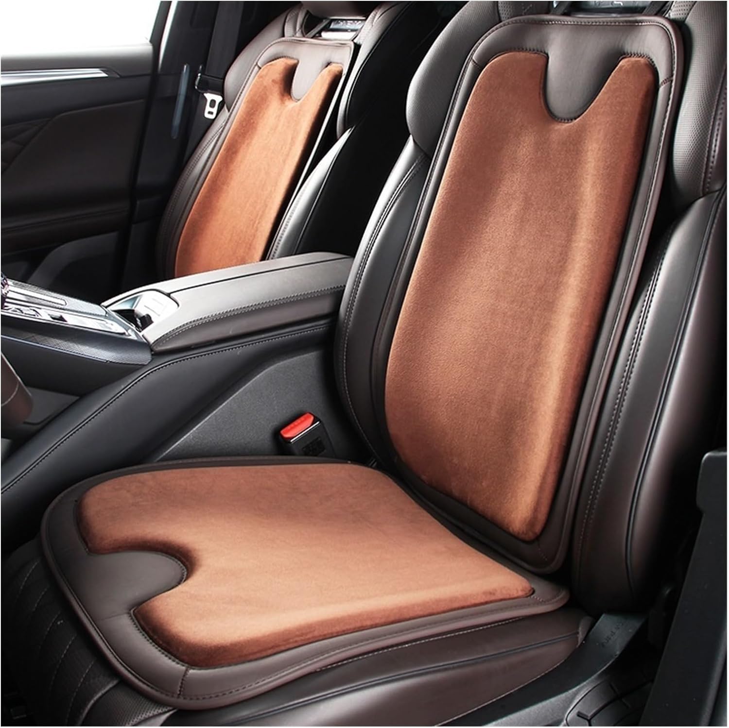 M Car Cushion Four Seasons Non-Slip Tie-Free Car Mat Memory Foam Seat Cushion Y (Color : E)