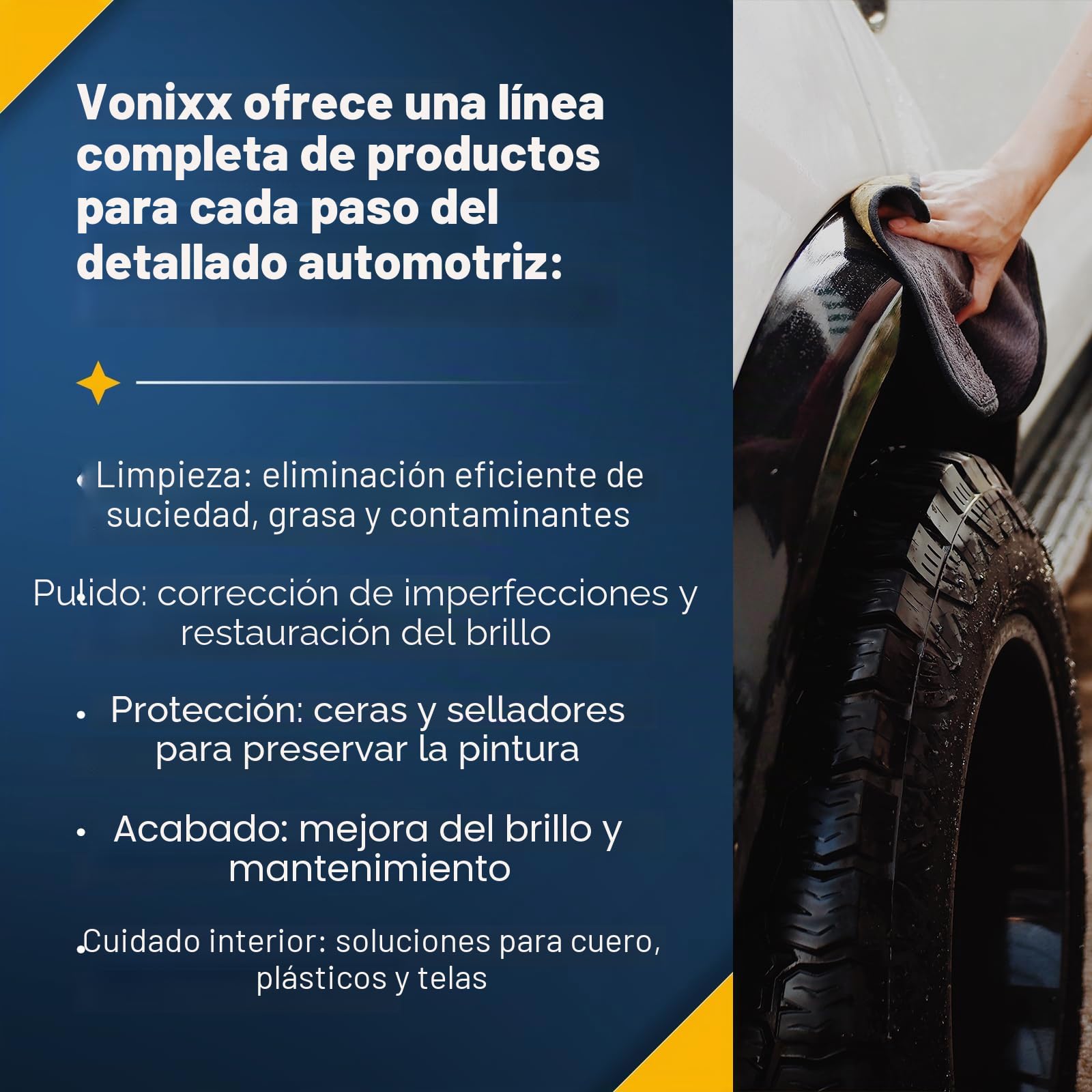 Blend all in one 500ML | Pulido y protección en un solo paso | Etapa única con protección | El brillo de la cera de carnauba y la resistencia cerámica del SiO2 | Repelencia al agua