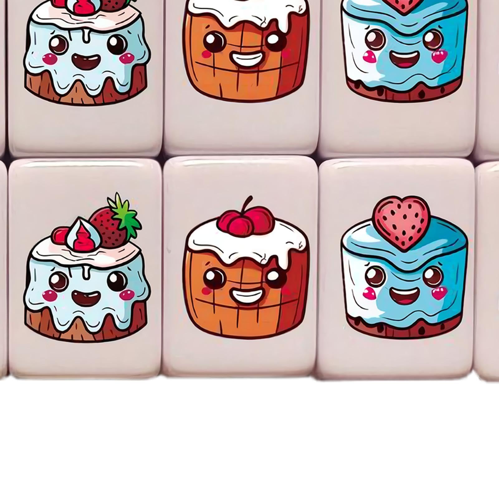 Générique Blocs pour Jeu de société - 64 pièces d'empilage et de tri - Jeu de société Mahjong Blocs | pour Adolescents Amis camarades de Classe Salon dortoir Appartement fête Salle de Classe