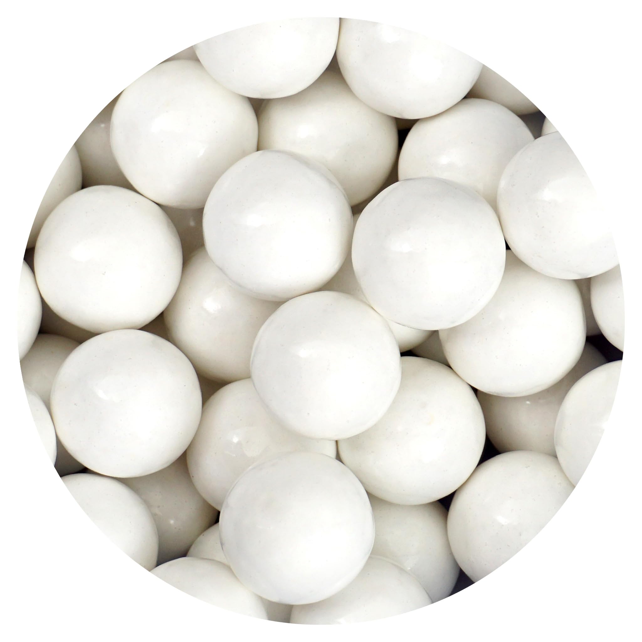 Amazon.com : White Gumballs 1 Inch Gumballs, 2 Pound Bulk Bag
