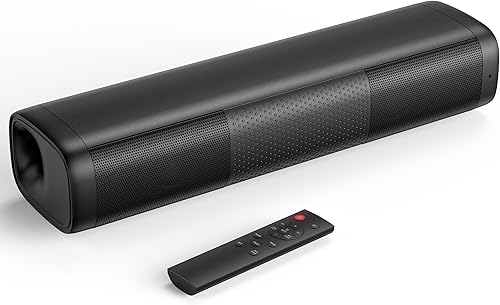 Miniatura 8 de Barra de sonido para Smart TV - Barra de sonido de 50 W con diálogo nítido y graves mejorados | Barra de sonido compacta de 17 pulgadas para TV con