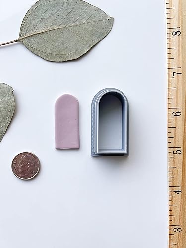 Miniatura 9 de Juego de 8 cortadores de arcilla polimérica para aretes, juego de 8 formas clásicas, cortadores de galletas para hacer joyas de arcilla