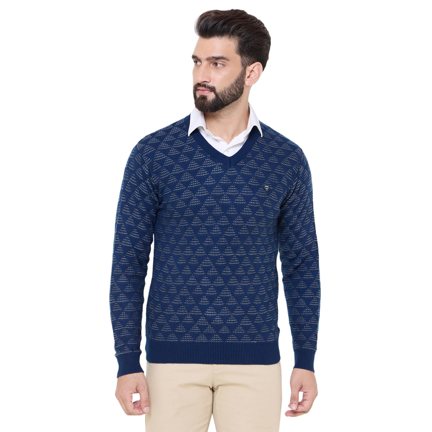 duke Men's Acrylic Blend Casual Pullover Sweater-picture-35