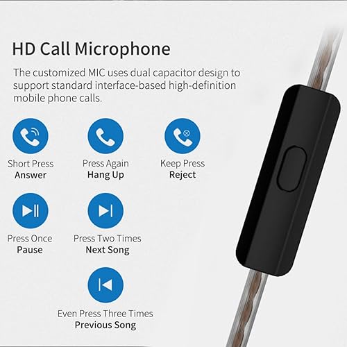 Miniatura 7 de KZ ZSN Pro - Auriculares para videojuegos, monitor intrauditivo de alta fidelidad, sonido estéreo, auriculares IEM, cancelación de ruido,