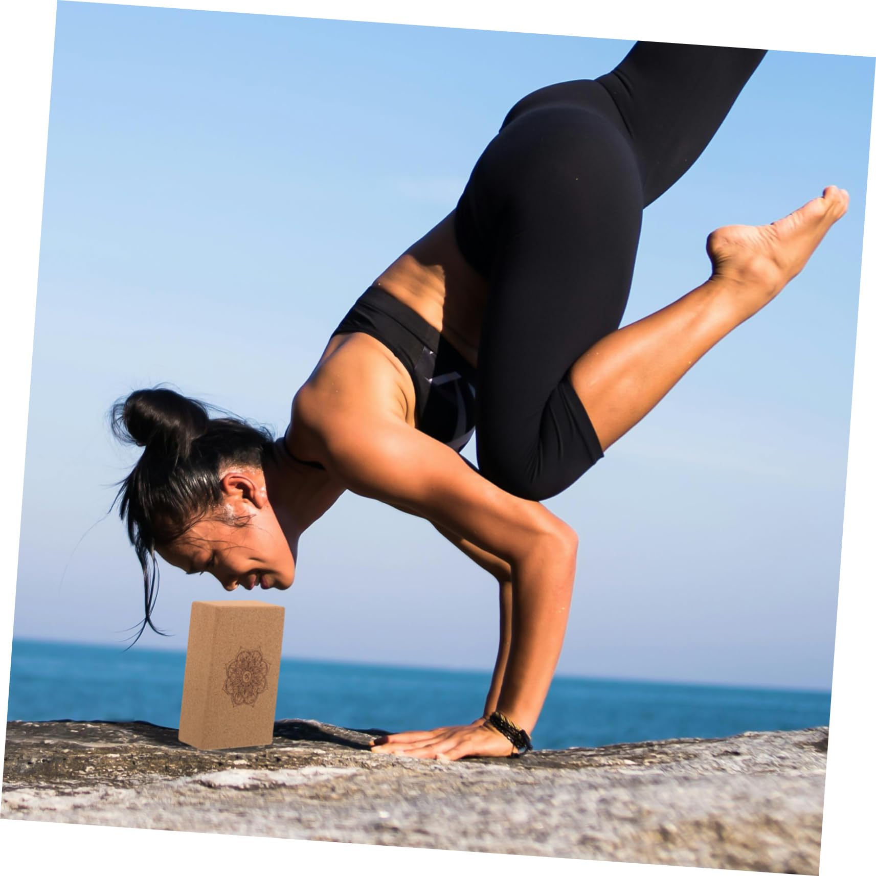 Blocco Yoga ad Alta Densità in Sughero, Brick Triangolare