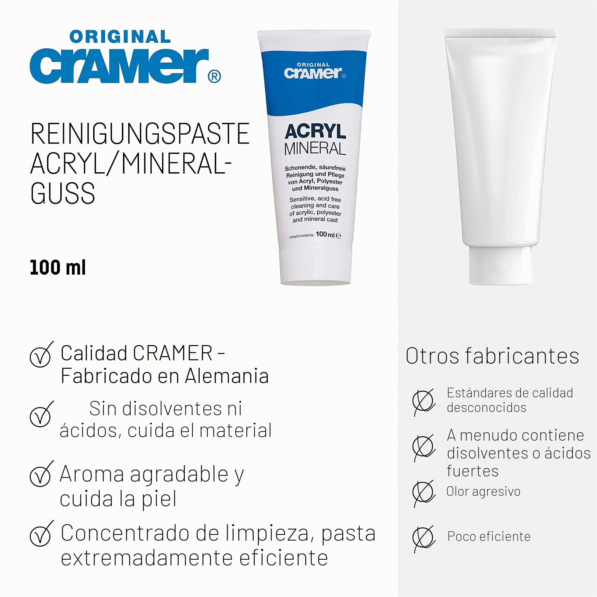 Cramer S208, Limpiador Acrilico