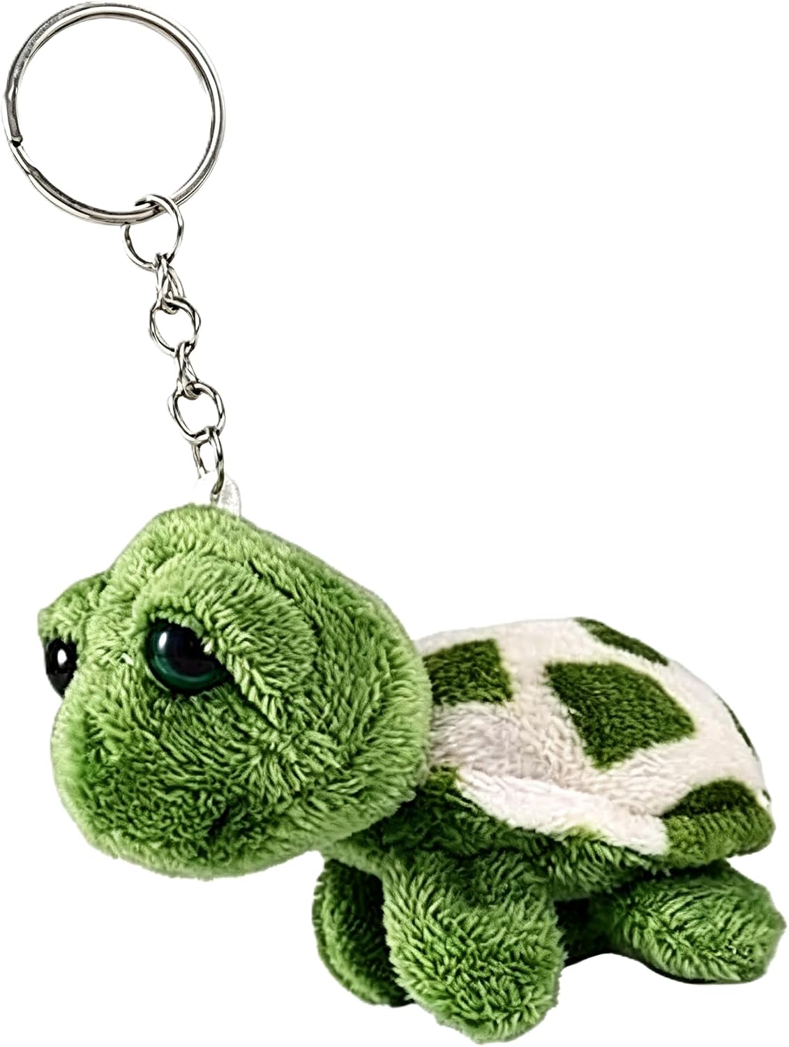 Green Mini Sea Creatures Turtle Doll Keychain Gift Key Ring Cartoon Bag Pendant Auto Animal Keychain Decoration Keychains Automobile Keychains,Car Key Chain