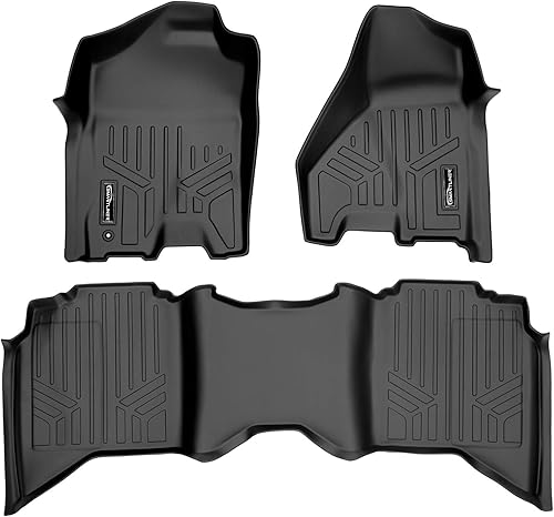 Miniatura 12 de MAXLINER Alfombrillas de segunda fila compatibles con Dodge Ram 1500 2009-2011 Dodge Ram 1500 2009 - 2011,Negro,3-Negro -,4-Negro -,Dodge Ram 2500