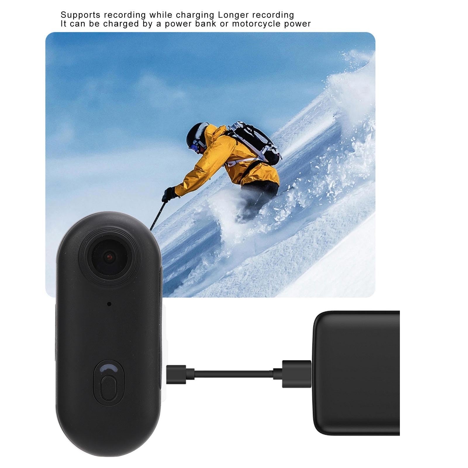 Mini Kamera Korpusowa 1080P HD, Magnetyczna Kamera Akcji do Noszenia z Klipsem z Tyłu, Kamera z obrożą dla Zwierząt, Rejestrator Wideo, Kamera na Kasku, Kamera do Vlogowania do