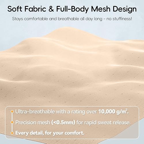 Vista 7 de babaka Corrector de postura para mujer, soporte de espalda ajustable invisible y ligero para aliviar el dolor de espalda superior e inferior, Beige