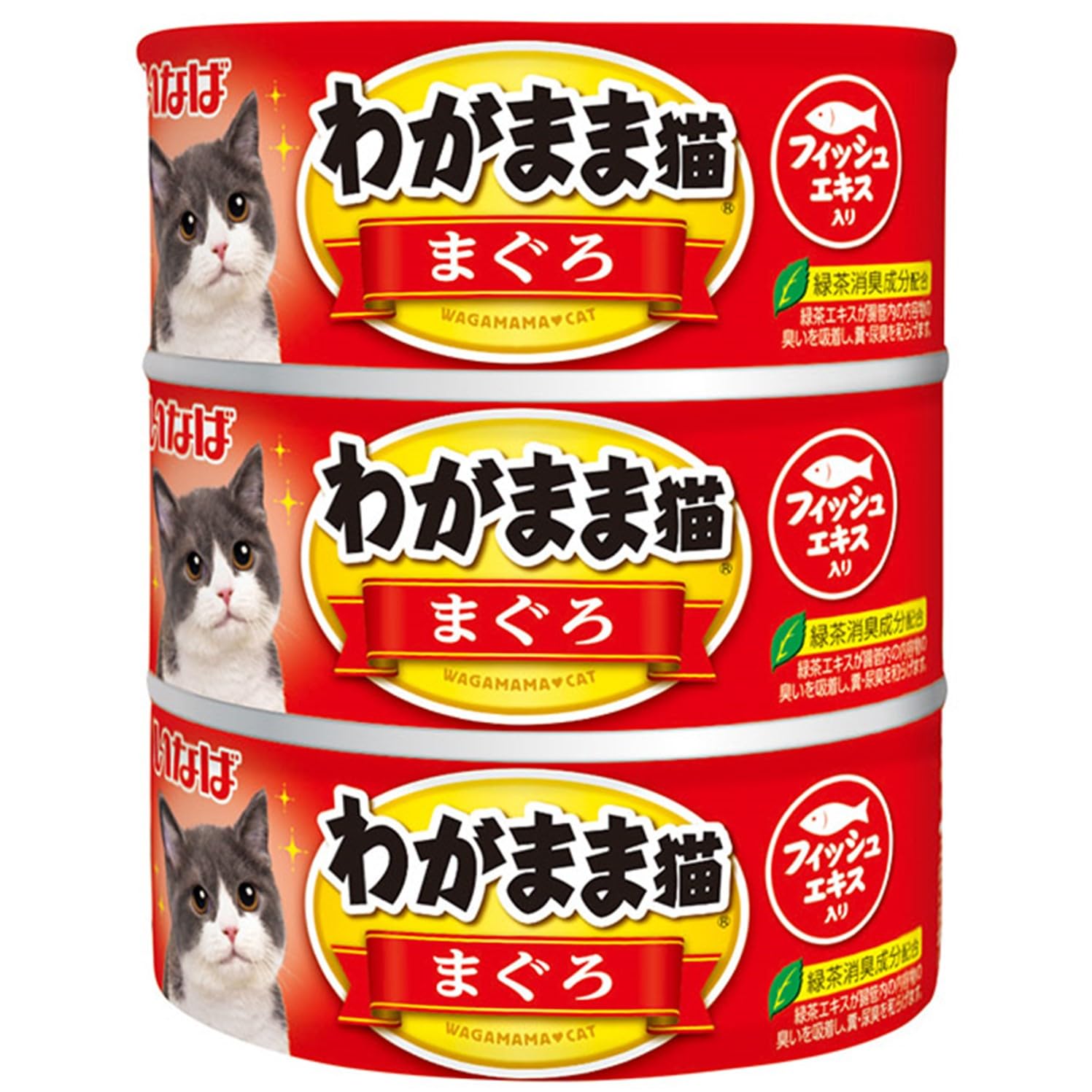 いなば わがまま猫 まぐろ 140g×3個