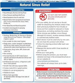 NeilMed Sinus Rinse - A Complete Sinus Nasal Rinse Kit, 50 count (Pack of 1) Count may vary