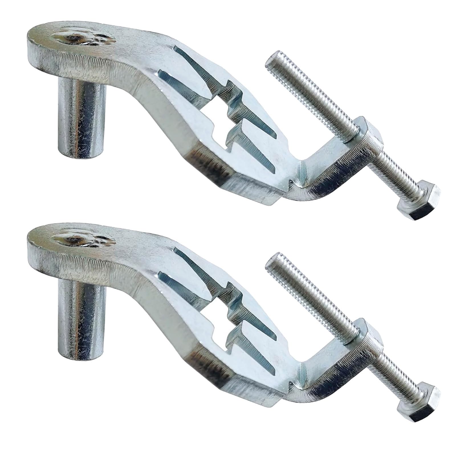 Charnières en T métalliques (lot de 2) pour portail de clôture standard et abri de jardin