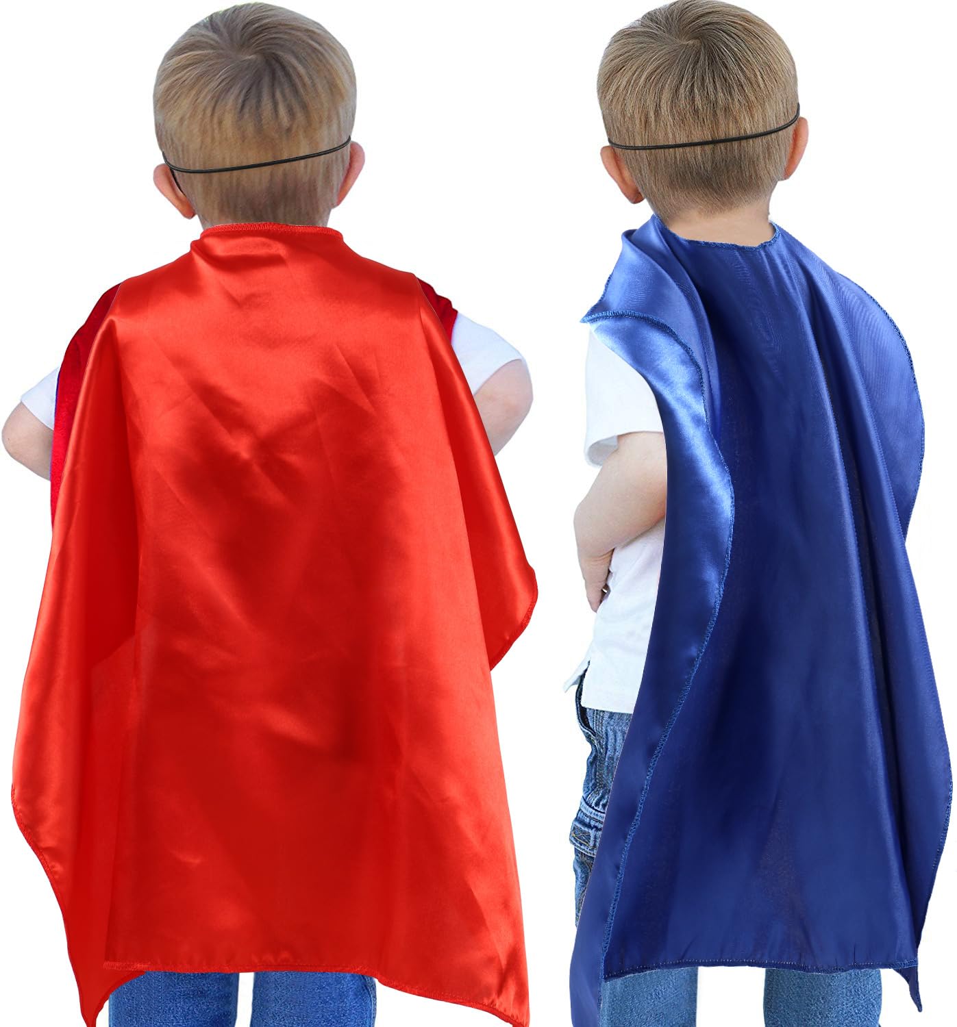 vamei 12 Pezzi Costumi da Supereroi Mantello Supereroi e Maschere Festa Compleanno Carnevale Halloween Costume Gioco Travestimento Mantelli Supereroi Giocattoli Regalo per Bambini Bambina